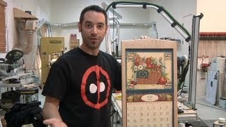 163  How to Build a Calendar Frame Part 2 of 2 [upl. by Amikehs]