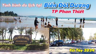 Tình hình Du lịch tại Bãi biển Đồi Dương TP Phan Thiết trong dịp Tết Dương Lịch 2024 [upl. by Vittoria8]