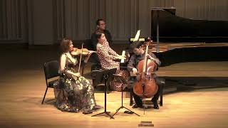 Chaminade Piano Trio No1 Op11  Andante l TRIO SEOUL [upl. by Cotter441]