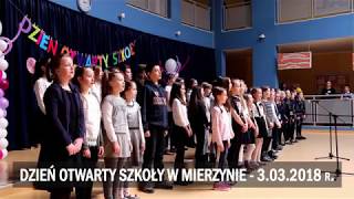 Dzień otwarty w Publicznej Szkole Podstawowej w Mierzynie [upl. by Asusej]