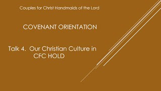 CFC COVENANT ORIENTATION 1 OUR COVENANT IN CFC by Van Arrieta [upl. by Anaerol]