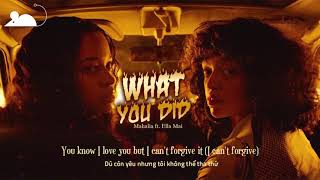 VietsubLyrics Mahalia  What You Did feat Ella Mai [upl. by Nilkcaj]