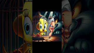 Tweety and Sylvester ☘️🏵️❤️shorts tweetybird sylvester cartoon kidscartoon viralcartoon [upl. by Aseefan]