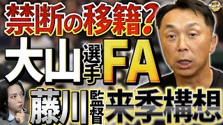 大山悠輔選手のFA宣言で揺れる阪神タイガース！移籍した際一塁を守るのは？FA移籍の裏側と来季の展望。 [upl. by Admama]