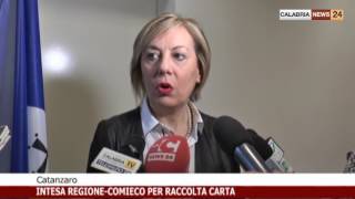 INTESA REGIONE COMIECO SU RACCOLTA CARTA [upl. by Hcirteid]