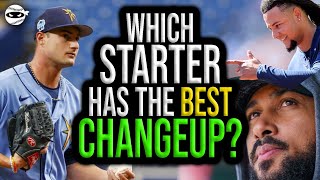 Which Starting Pitcher has the BEST Changeup [upl. by Ahsaetal]