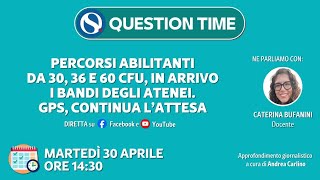 Percorsi abilitanti da 30 36 e 60 CFU in arrivo i bandi degli atenei GPS continua l’attesa [upl. by Lopes]