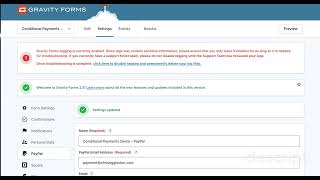 Setting Up Conditional Logic for the PayPal Feed In Gravity Forms  Part 3c [upl. by Ordnasil]