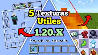 🔴 Top 5 Texturas ÚTILES para Minecraft PE 120X  Texture Packs Para MEJORAR tu Minecraft [upl. by Francoise736]