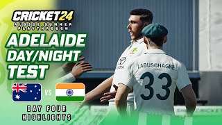 Australia v India  2nd Test  Day Four  Cricket 24 Playthrough [upl. by Chow]