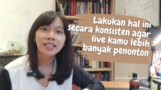 Hal yang harus dilakukan untuk menaikkan jumlah penonton live streaming [upl. by Adirahs319]