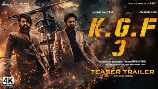 KGF Chapter 3  Hindi Trailer 2024  Rocking Star Yash Prabhas  Hombale Films [upl. by Teddie]