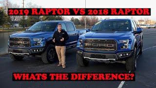 2019 FORD F150 RAPTOR VS 2018 CHANGES FOX SUSPENSION 19 18 [upl. by Nnasor]