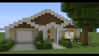 MINECRAFT  SUBURBAN HOUSE Part 1 [upl. by Madlen]