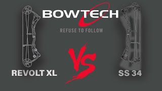 BOWTECH SS 34 VS REVOLT XL  WHICH BOW SHOOTS BETTER [upl. by Azar]