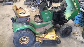 John Deere 116  John Deere rasentraktor  John Deere 116 lawn tractor [upl. by Hesta]