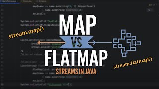 Map vs FlatMap  Java Streams [upl. by Wolff]