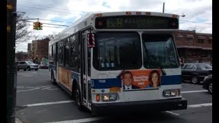 MTA 2003 Orion VII 07501 Gen1 OG CNG Low Floor 7606 Bx8 bus [upl. by Jaala]