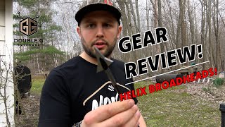 GEAR REVIEW  Helix Broadheads HOW DO THEY FLY [upl. by Coreen]