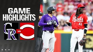 Rockies vs Reds Game Highlights 71024  MLB Highlights [upl. by Novanod116]