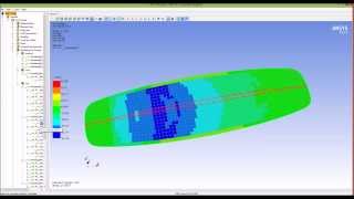 Kiteboard  composite modeling with ACP 15 [upl. by Adhern145]