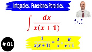 Integrales Fracciones Parciales ∫dxxx1 [upl. by Steffane]