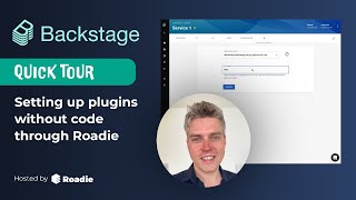 Spotify Backstage nocode plugin set up through Roadie [upl. by Arema679]