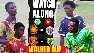 STATHS vs Wolmer’s  JC vs Excelsior Walker Cup Schoolboy Football Semifinals Watch Along [upl. by Haslett622]