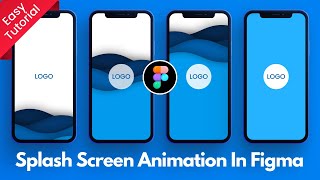 How to Design Animated Splash Screen in Figma  4 Minutes Figma Tutorial [upl. by Ahsemaj]