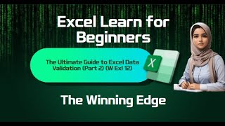 The Ultimate Guide to Excel Data Validation Part 2 W Exl 12 [upl. by Alliw834]