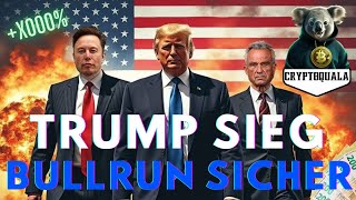 TRUMP SIEG  CRYPTO BULLRUN 2025 SICHER  🤯 🚀 XRP ALGORAND QUANT [upl. by Philly]