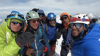 20240804 Monte Bianco via normale francese dal Rifugio Tête Rousse [upl. by Leander]