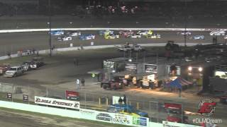 Dirt Late Model Dream Thursday Twin25 feature highlights [upl. by Leval]