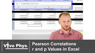 Python Correlation and Pvalue in Numpy Pandas and Scipy [upl. by Ardnuek18]