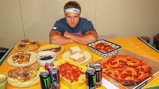 Michael Phelps Diet Challenge 12000 Calories [upl. by Epuladaugairam]