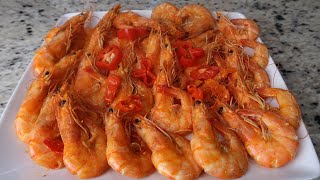 We can’t stop eating this Authentic Jamaican peppered shrimp [upl. by Yliram528]