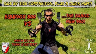 MINELAB EQUINOX 900 Introduction With Side By Side Comparison Against Equinox 800 Which Is Better [upl. by Eelram]