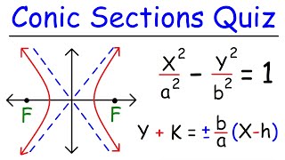 Conic Sections Quiz  Parabolas Hyperbolas Ellipses amp Circles [upl. by Peednas912]