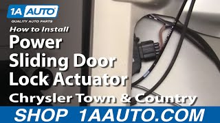 How to Replace Door Lock Actuator 0107 Chrysler Town amp Country [upl. by Ohaus]