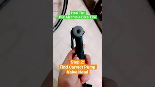 HOW TO Put Air Into a Bicycle Tire Presta [upl. by Nedaj]