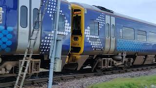 Scotrail 158707 and 158716 at Dingwall Junction [upl. by Ploss872]