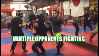 Multiple Opponents Fighting How to Fight Multiple Attackers [upl. by Notxap]