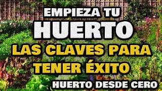 Cómo Hacer Un Huerto Urbano 🌱 Cultivar Vegetales desde Cero 【100 Éxito 】 [upl. by Darken]