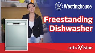 Westinghouse Freestanding Dishwasher WSF67381S  Retravision [upl. by Naves]