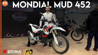 Mondial Mud 452  Che bella lenduro stradale per patente A2 Video da EICMA 2024 [upl. by Walczak]