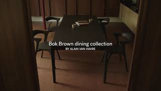 Ethnicraft  Focus Bok brown dining collection [upl. by Charla812]