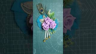 Flower Bunches for Trousseau Packing  How to Make Flower Brooch youtubeshorts diy ytviral [upl. by Prue]