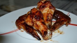 Alitas de pollo al horno con salsa barbacoa [upl. by Tnahsin290]