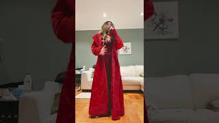 Oh holy night 👼✨⭐️🌟💫 christmas mariahcarey mariahcareyimpersonator mariahcareyfan MC [upl. by Gretel]