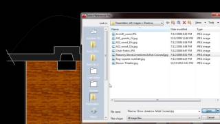 AutoCAD Presentation with Images and Shadows [upl. by Yolanda]